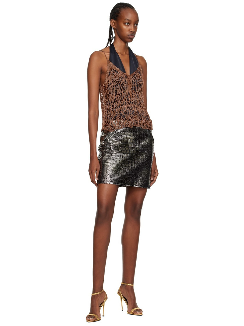 TOM FORD Tan Scoop Neck Tank Top outlook