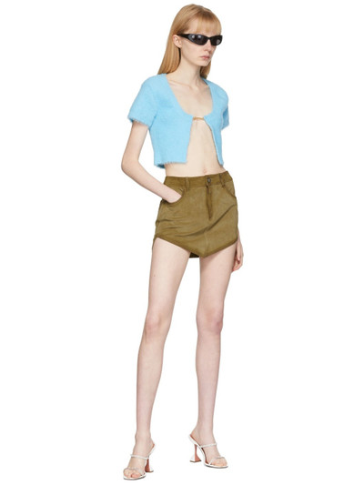 THE ATTICO Tan Dean Miniskirt outlook