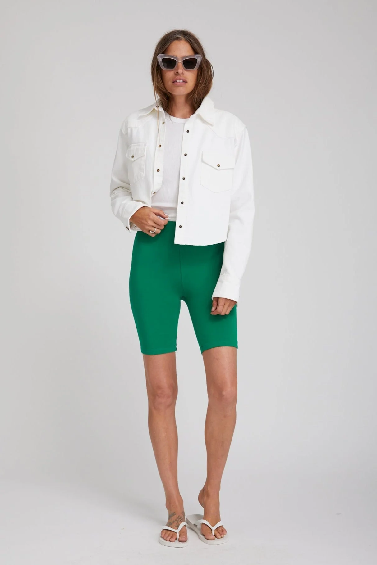 EVERGREEN CITY BIKER SHORTS - 1