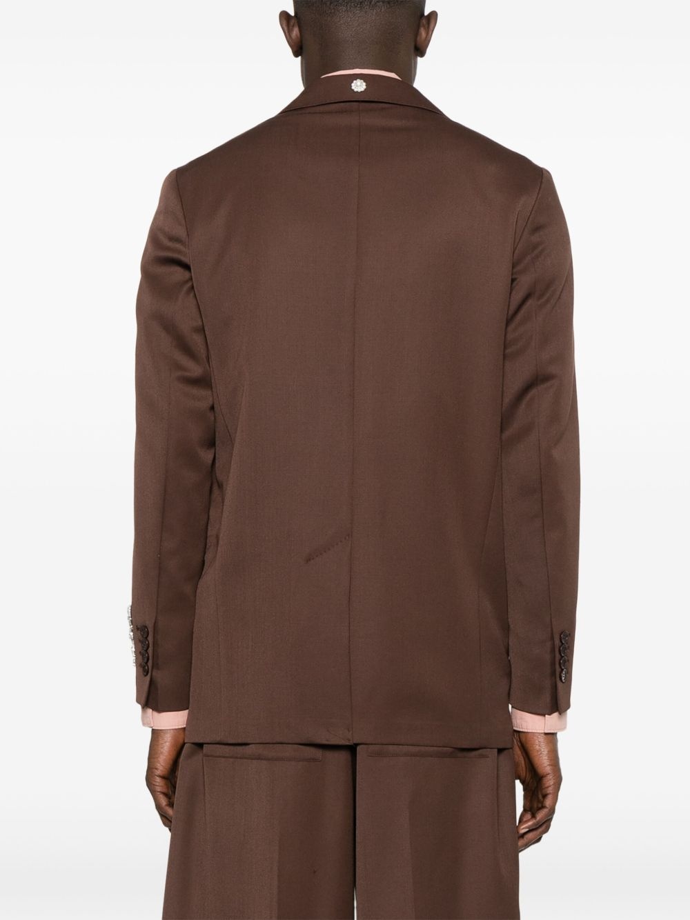 wide-peak blazer - 4