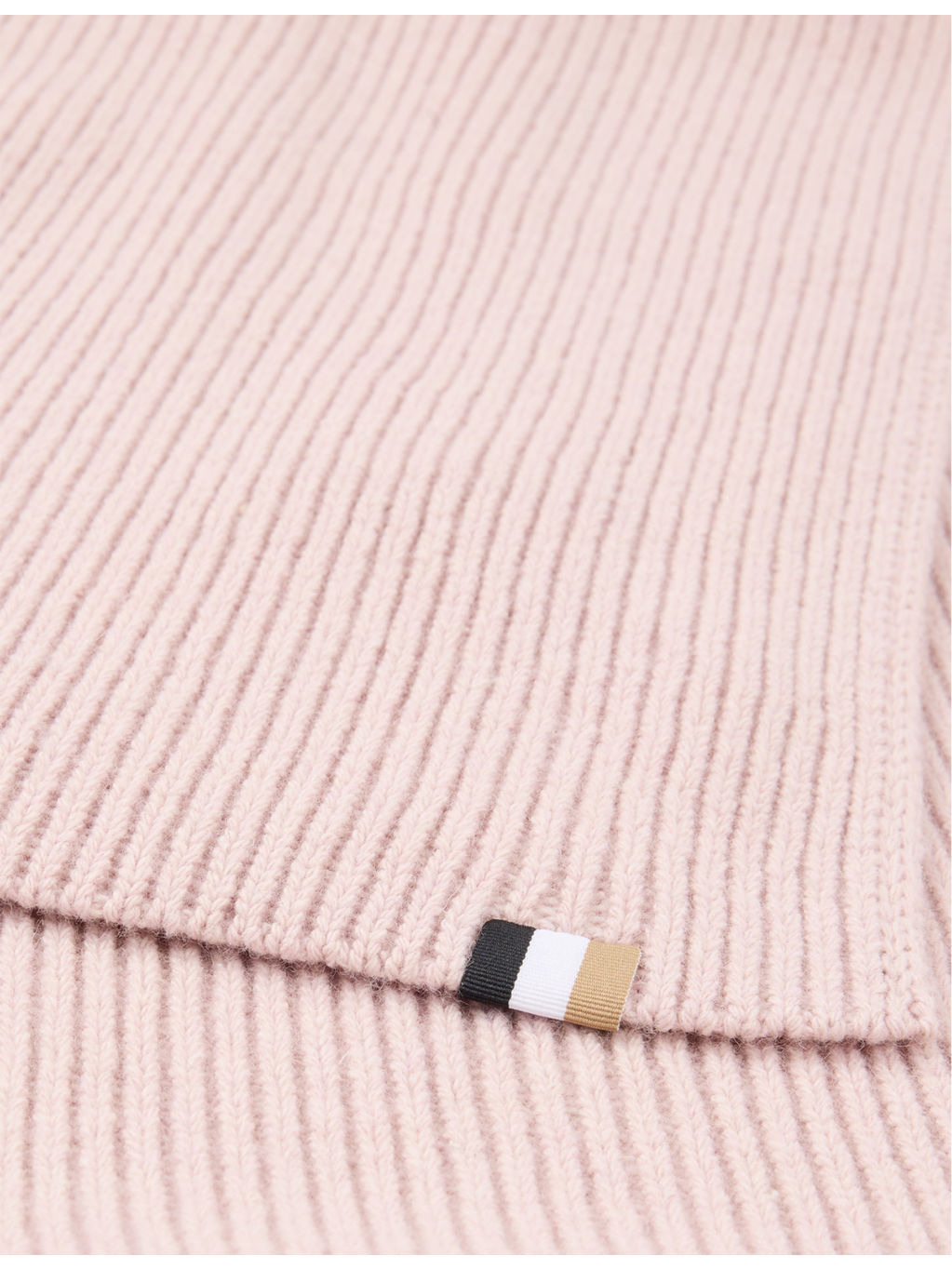 Ribbed knitted scarf - 2