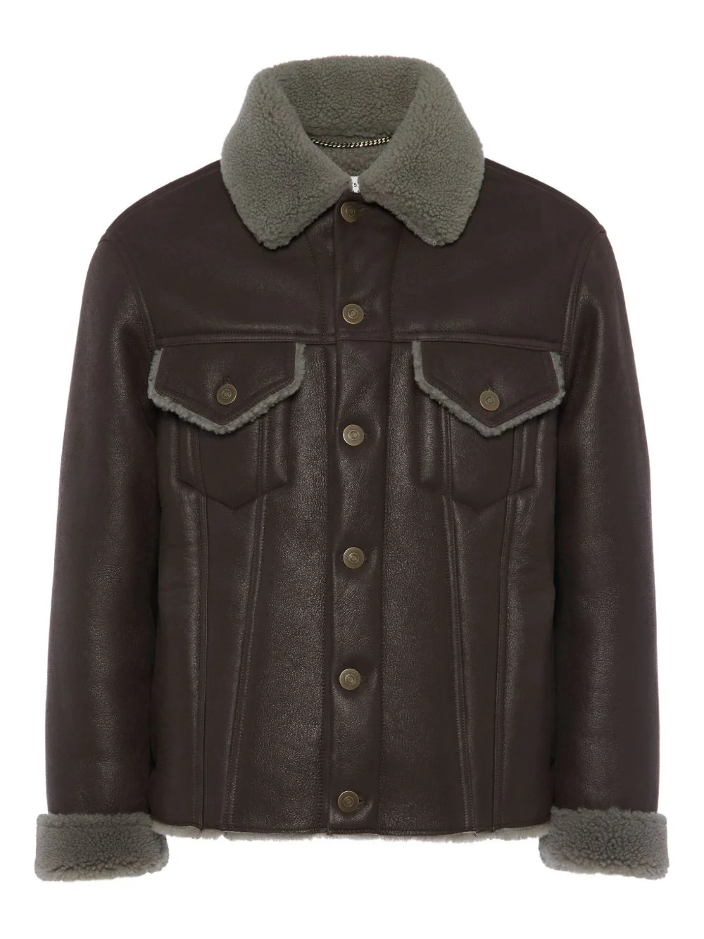 fur-collar jacket - 1