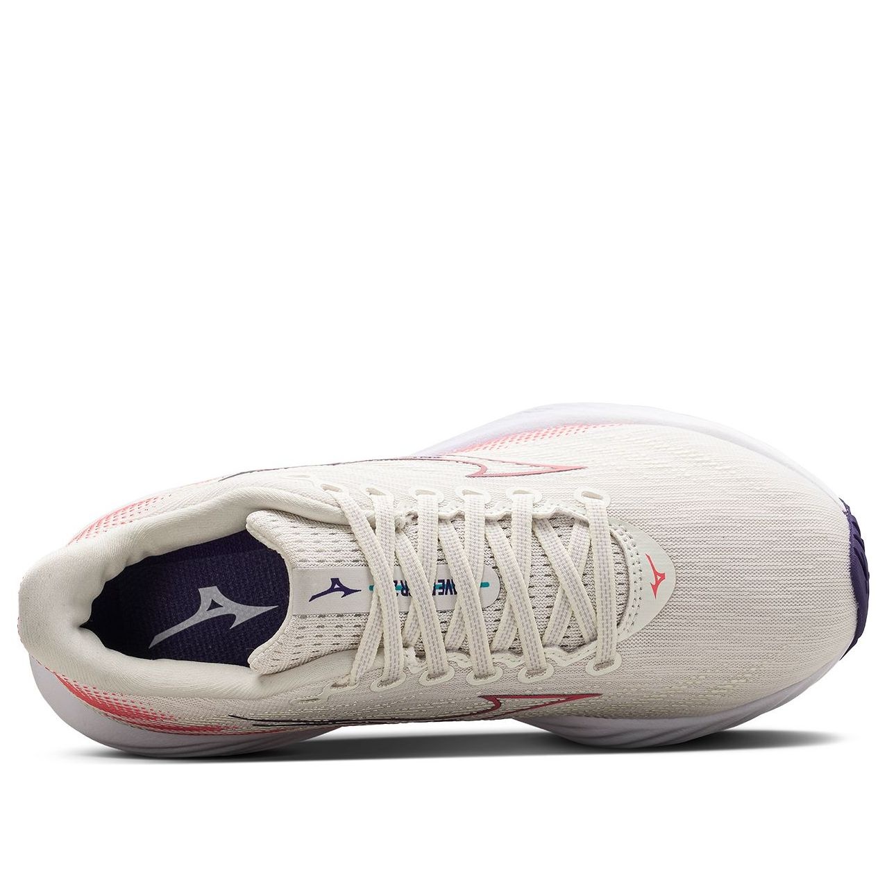 (WMNS) Mizuno Wave Rider 28 'Cream White Pink' J1GD240375 - 3