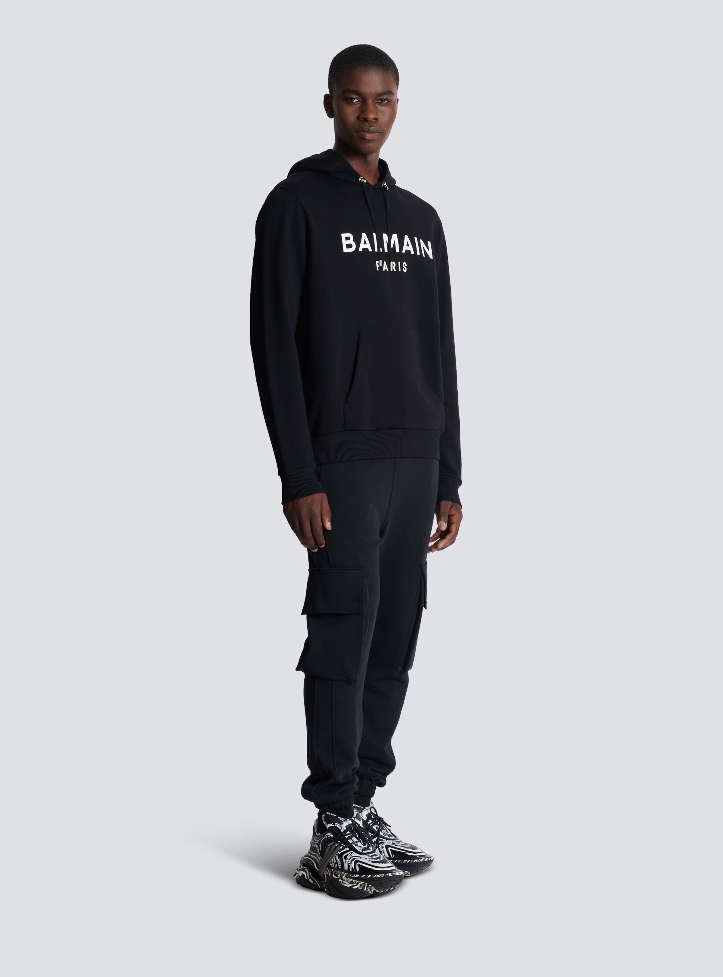 【BALMAIN】ロゴ モノグラム柄 フーディ パーカー【送料関税込】 楽天市場】BALMAIN バルマン パーカー コットン ホワイト