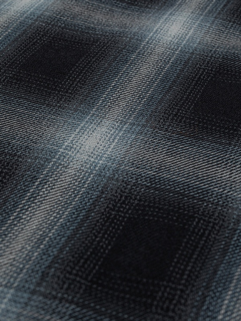 Julian Worker Shadow Check Shirt Black 6