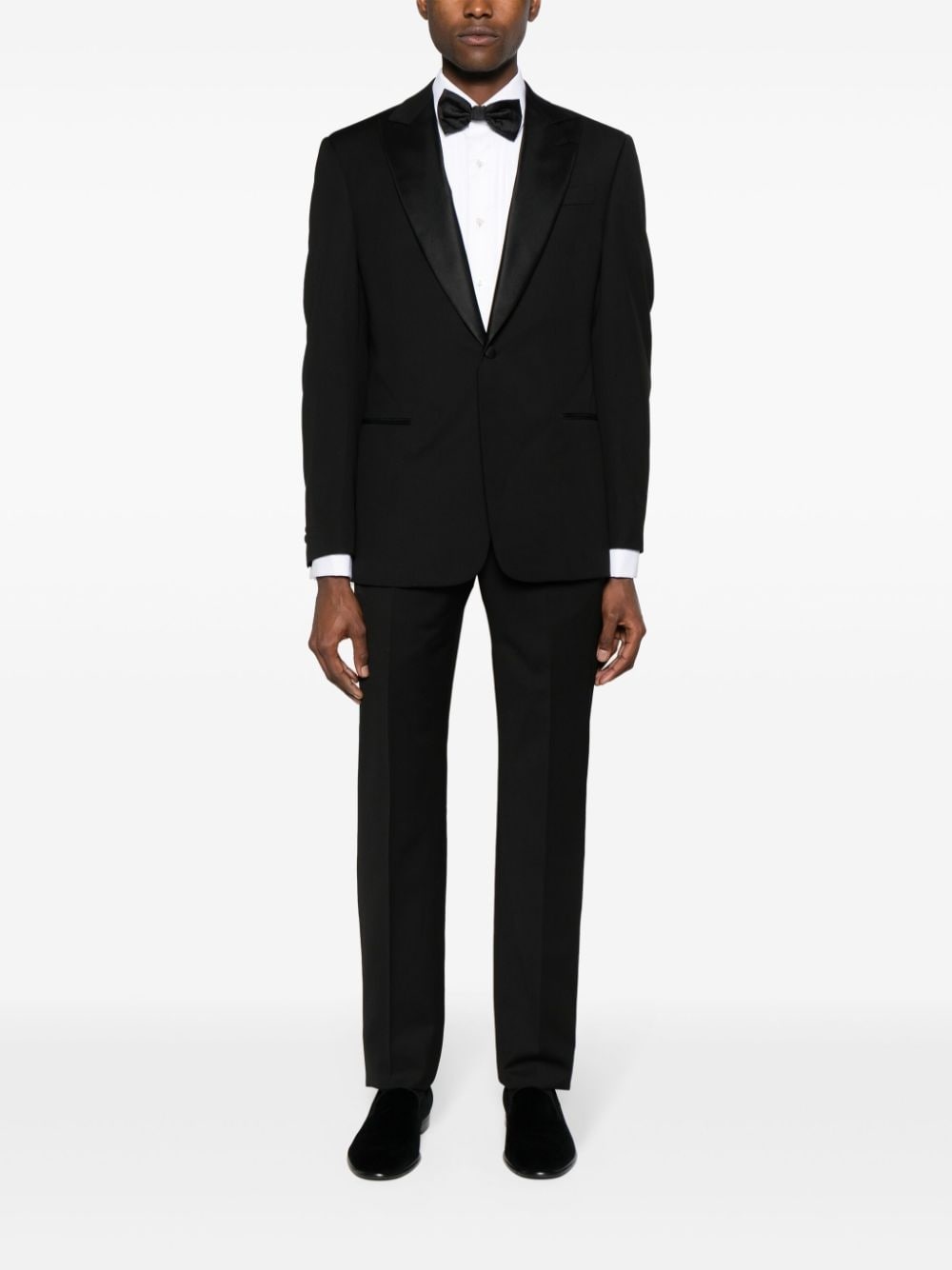single-breasted virgin wool suit - 2