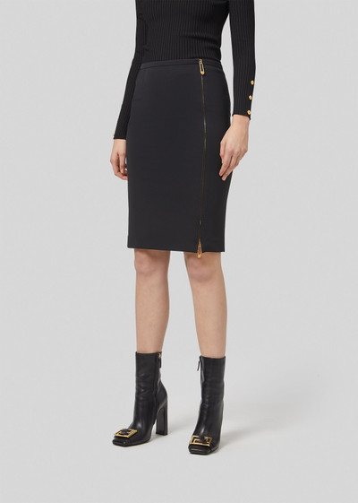 VERSACE Zip Accent Pencil Skirt outlook