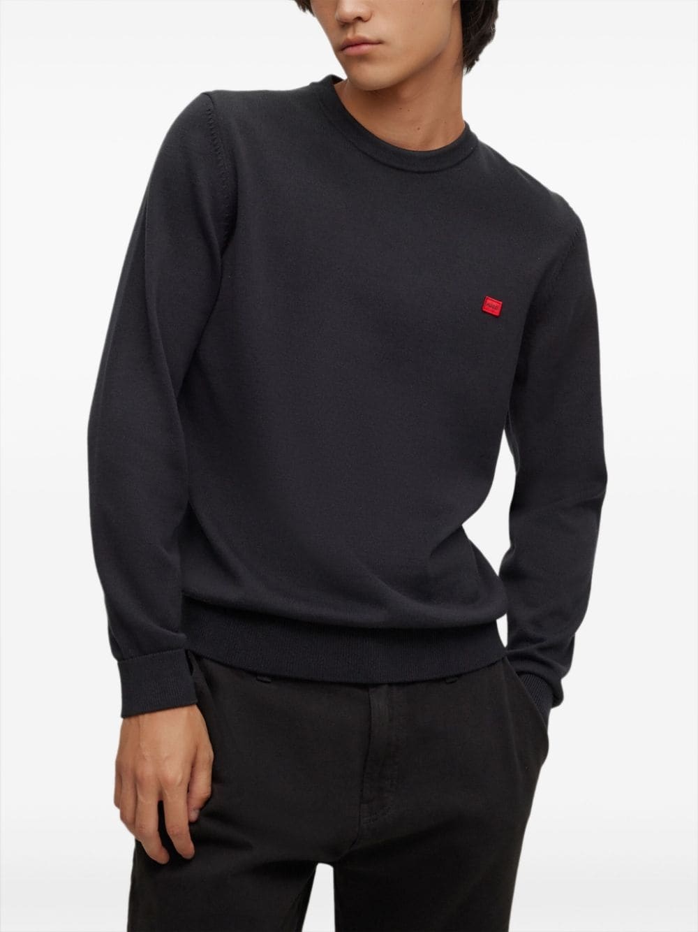 San Cassius logo-patch jumper - 3