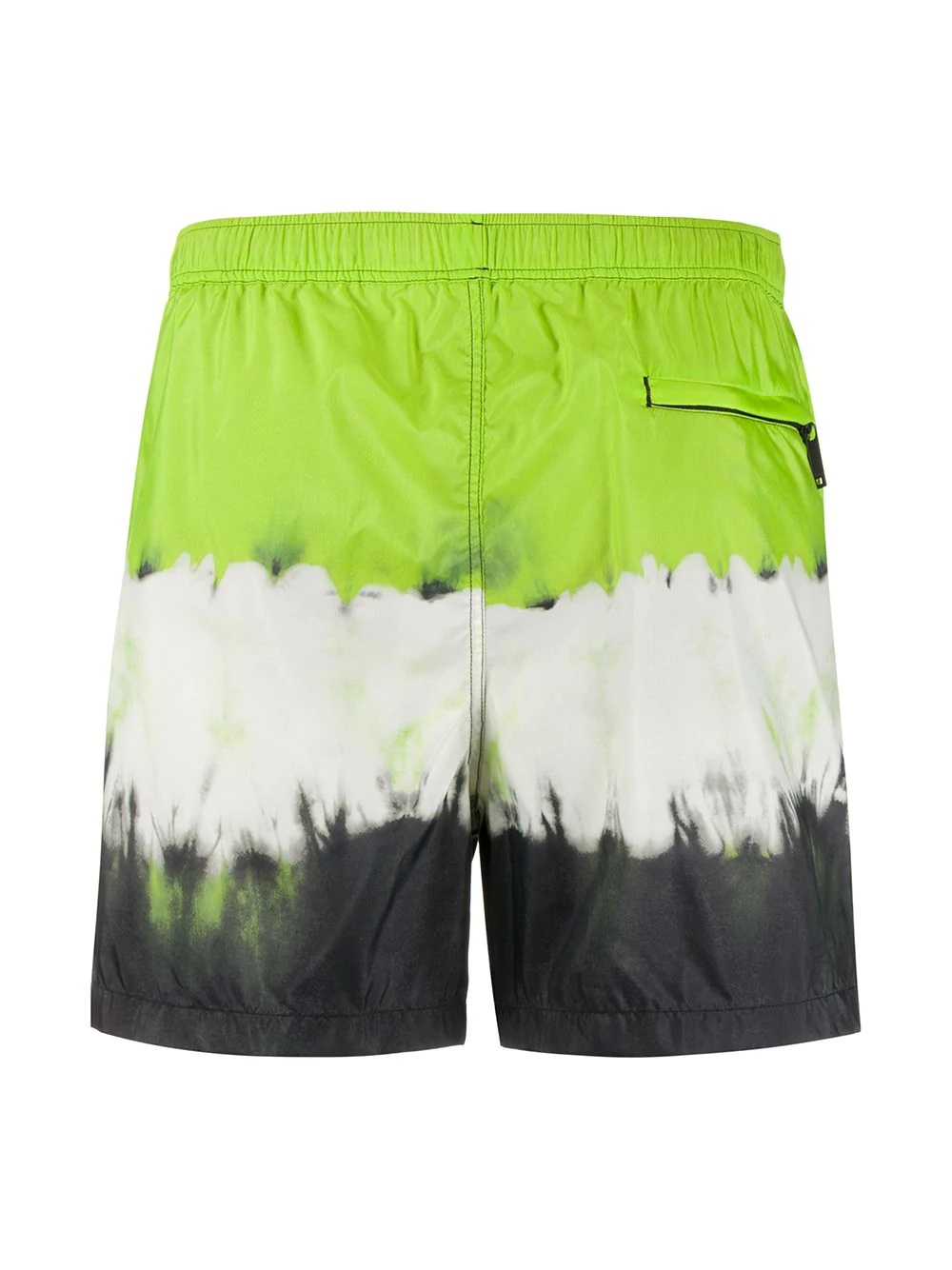 tie-dye print swim shorts  - 2