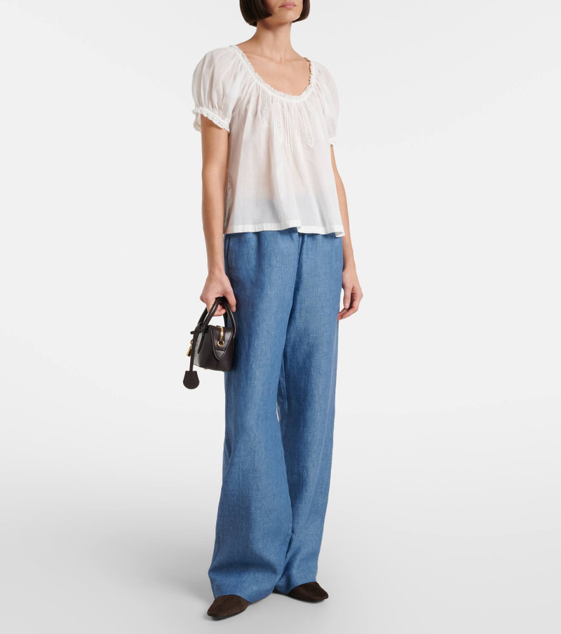 DÔEN Frederica cotton voile top outlook