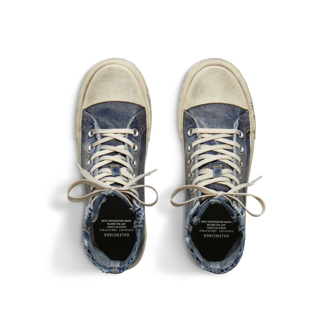 Women's Paris High Top Sneaker  in Blue - 6