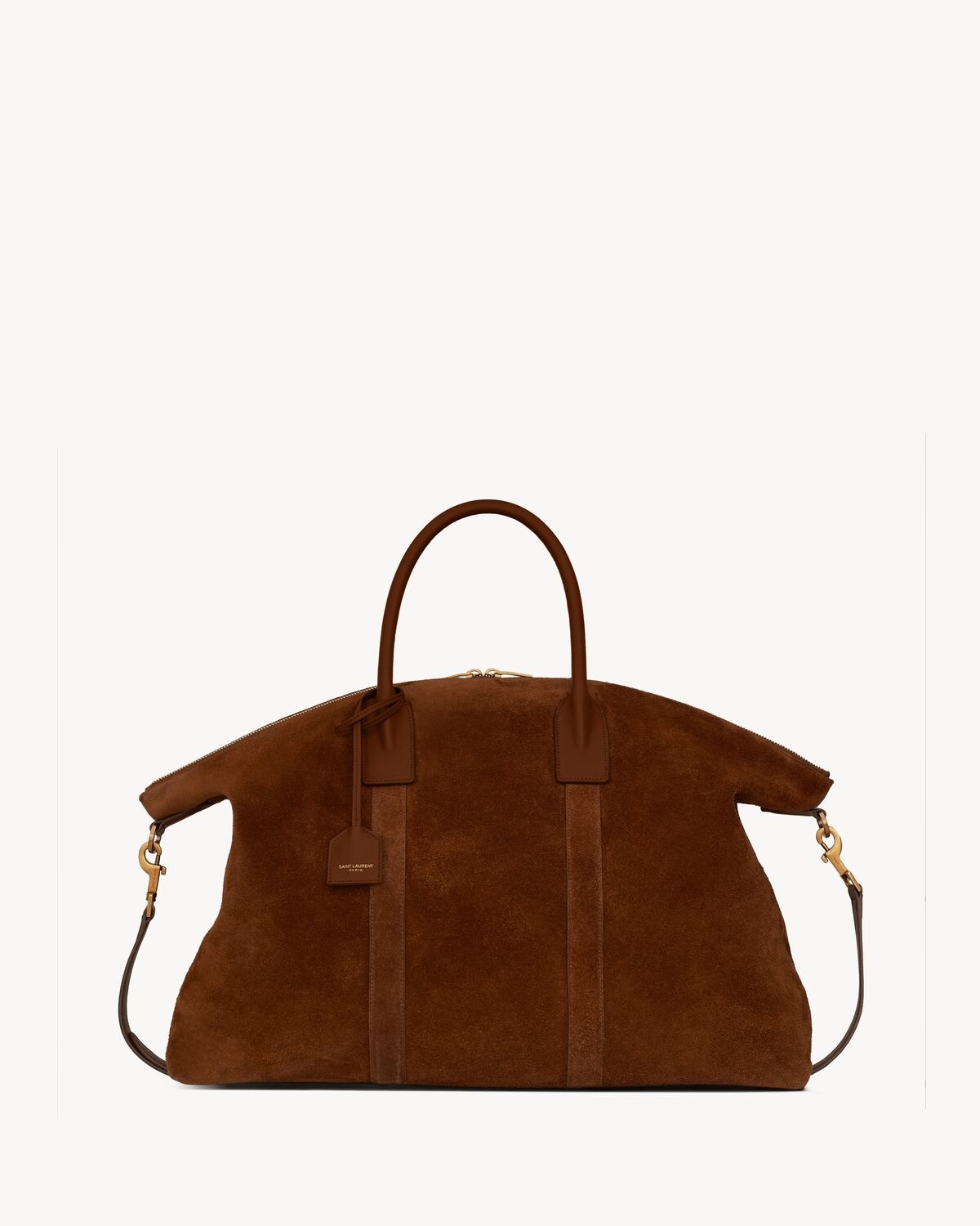 ★SAINT LAURENT★関税込♪NEW♪Giant bowling ダッフルバッグ ボウリング ダッフルバッグ（グレインレザー） | Saint Laurent