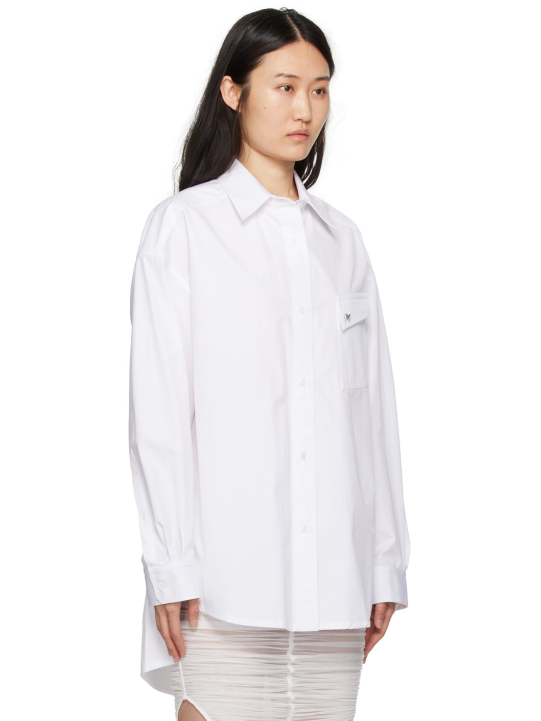 White Oversized Shirt - 2