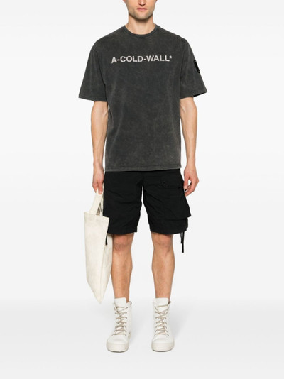 A-COLD-WALL* logo-print cotton T-shirt outlook