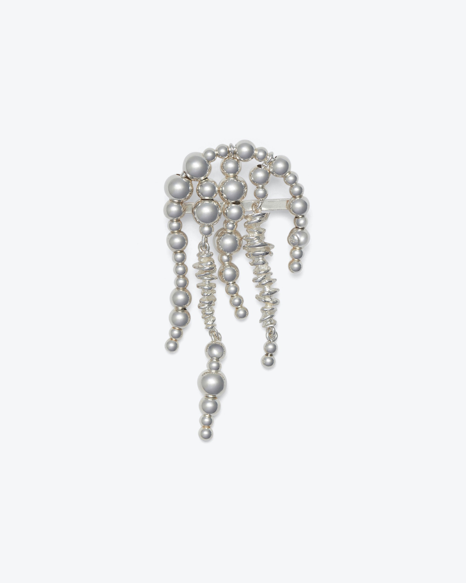 LOU - Recycled silver broach - 1