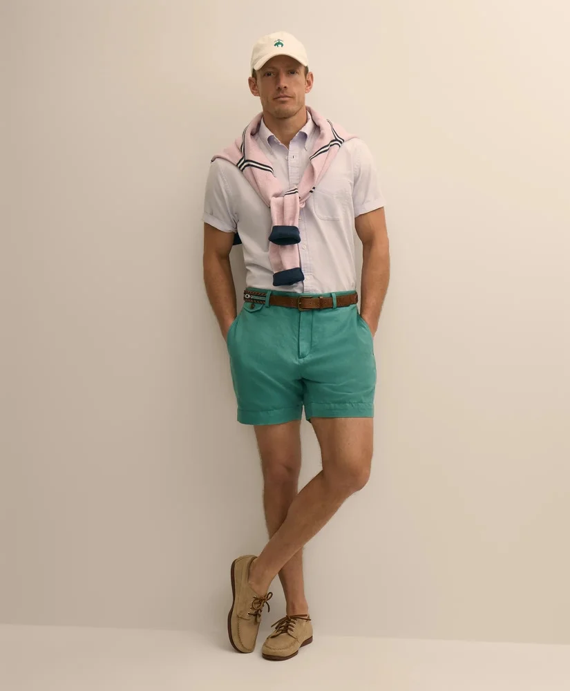 The 7" Linen-Cotton Shorts - 1