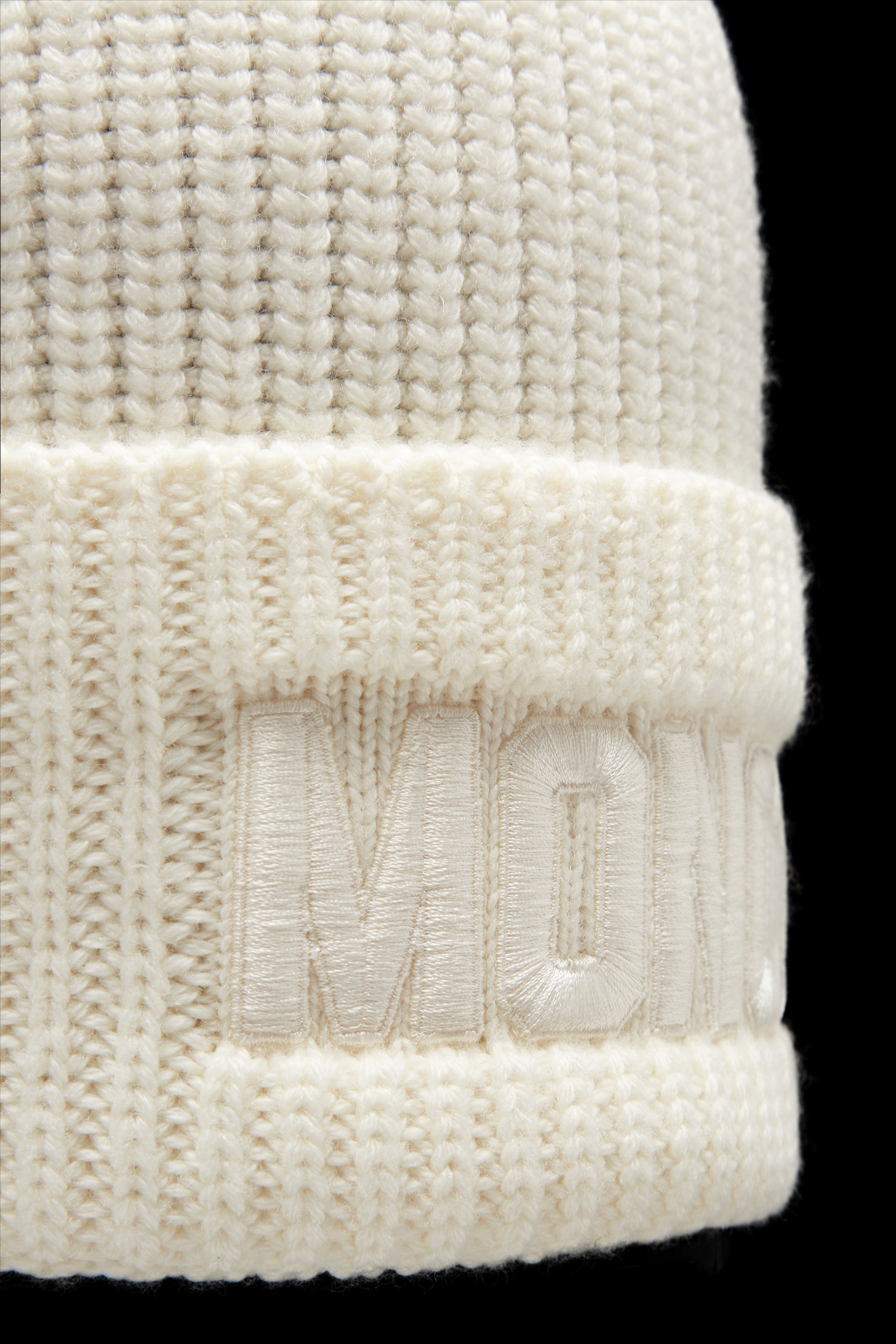 Embroidered Logo Wool Beanie - 3