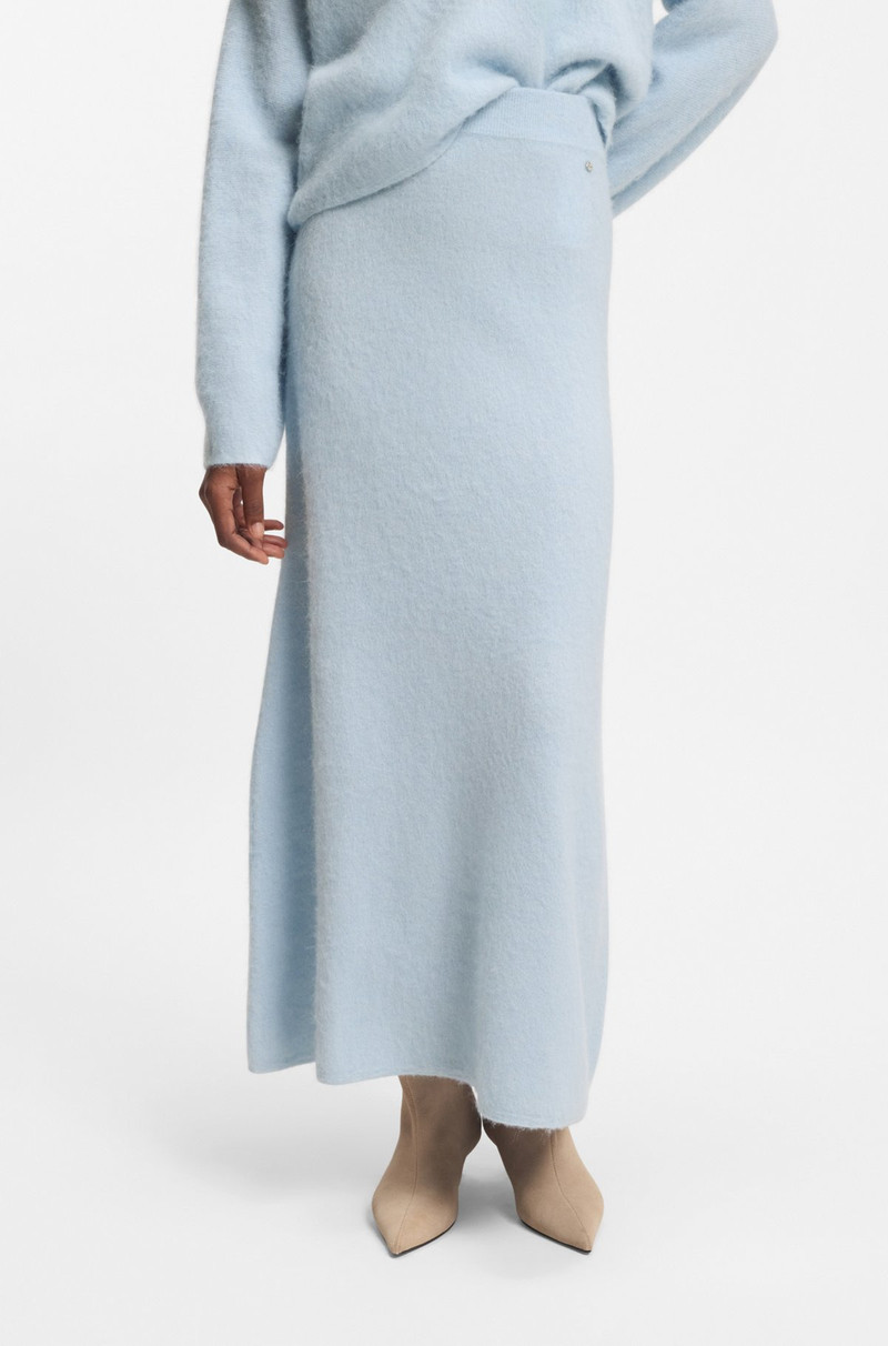 KNITTED SKIRT WITH LOGO CHARM 2