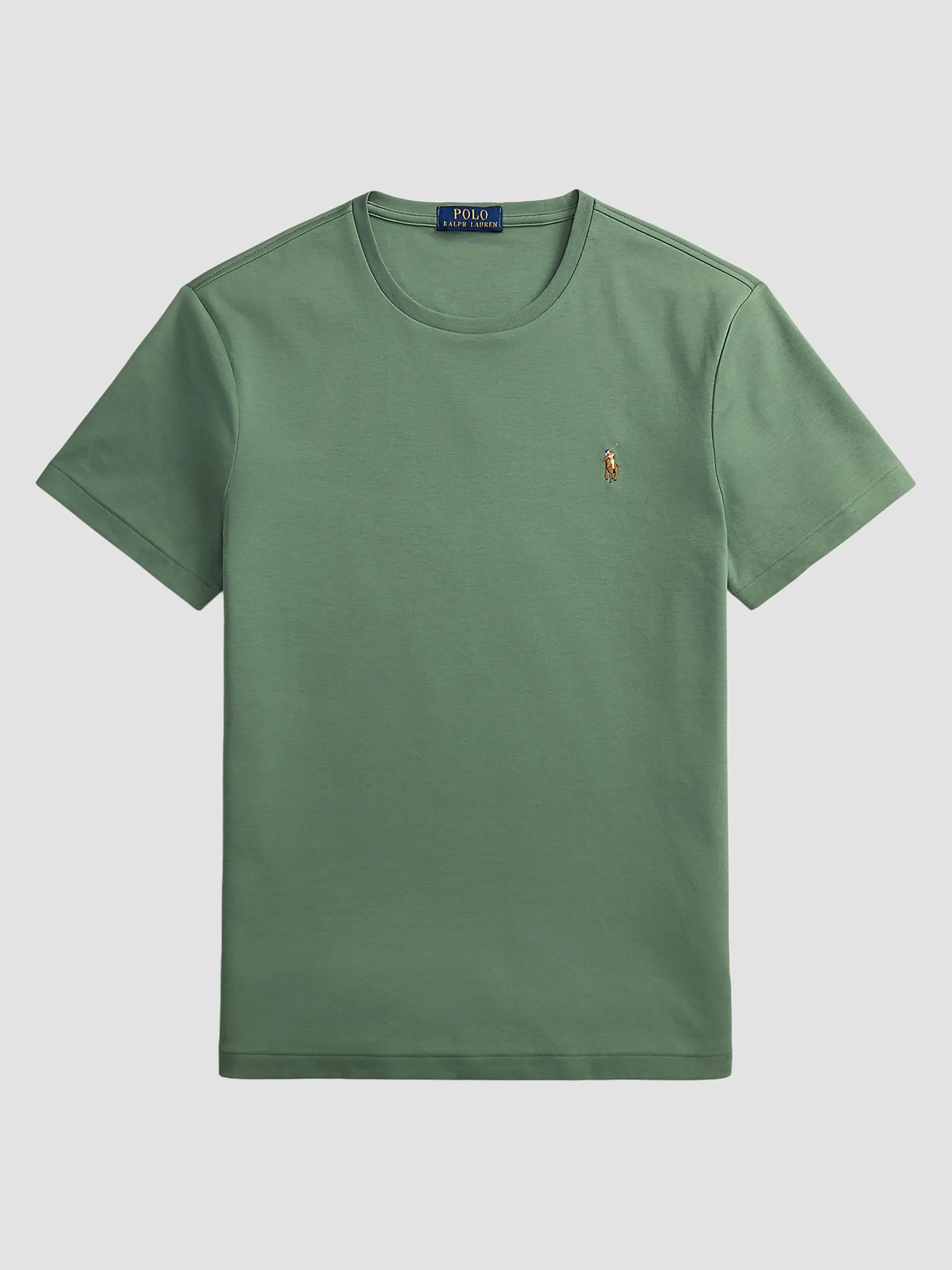 Men's Cotton Crewneck T-Shirt - Fatigue - 1