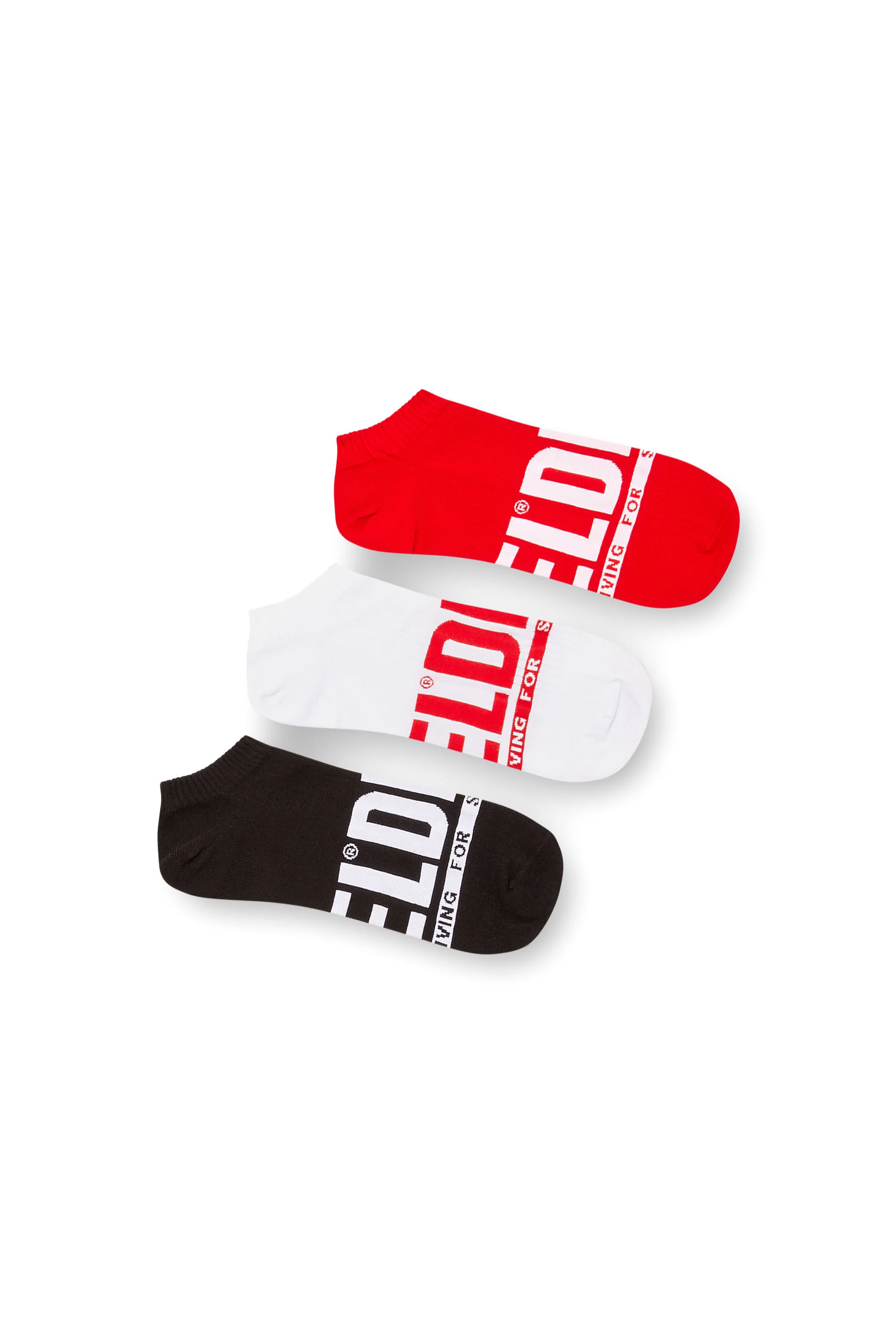 THREE-PACK LOW-CUT LOGO SOCKS - 1