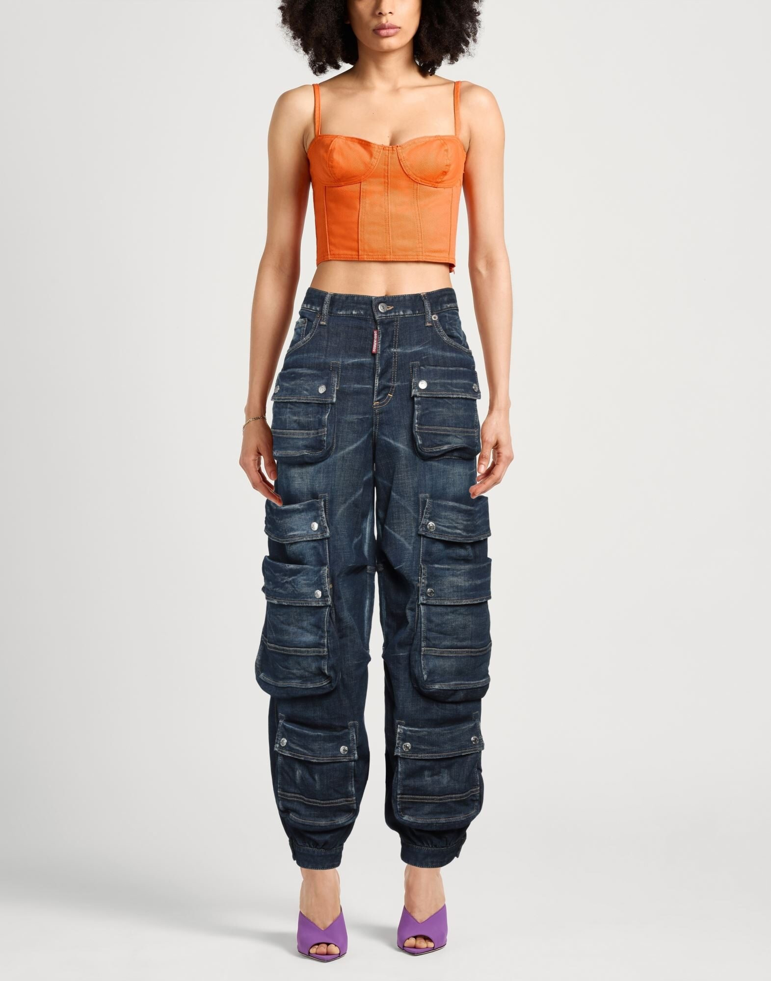 Blue Women's Denim Pants - 2