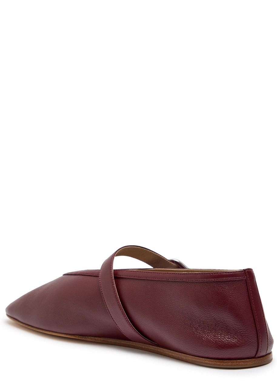 LE Monde Beryl Stella Leather Ballet Flats - 2