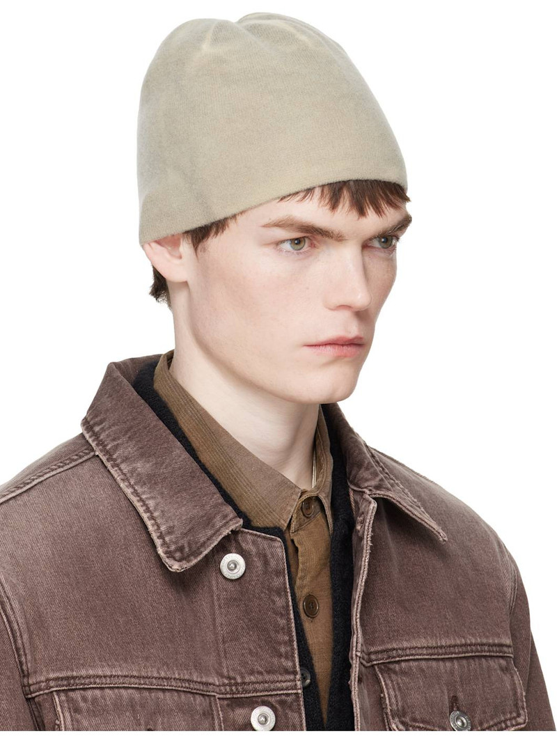 Our Legacy Gray Spray-Dyed Beanie outlook