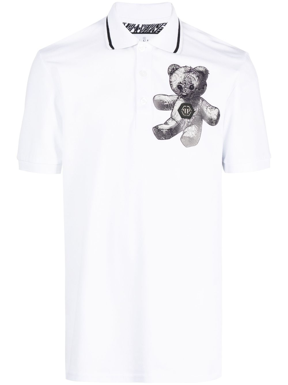 Paisley Teddy Bear polo shirt - 1