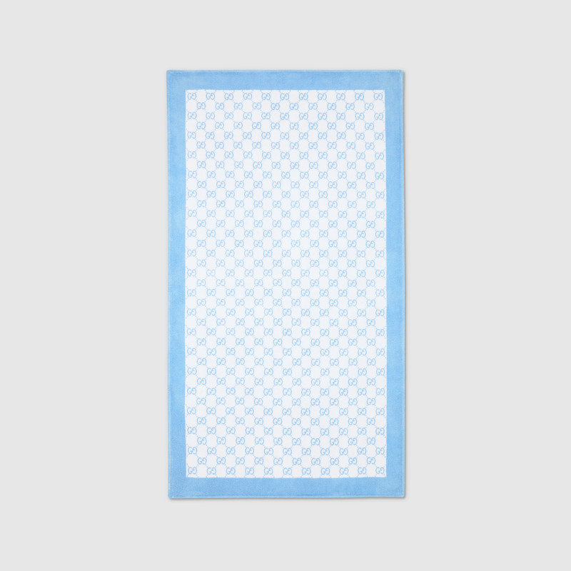 GUCCI GG terrycloth beach blanket outlook