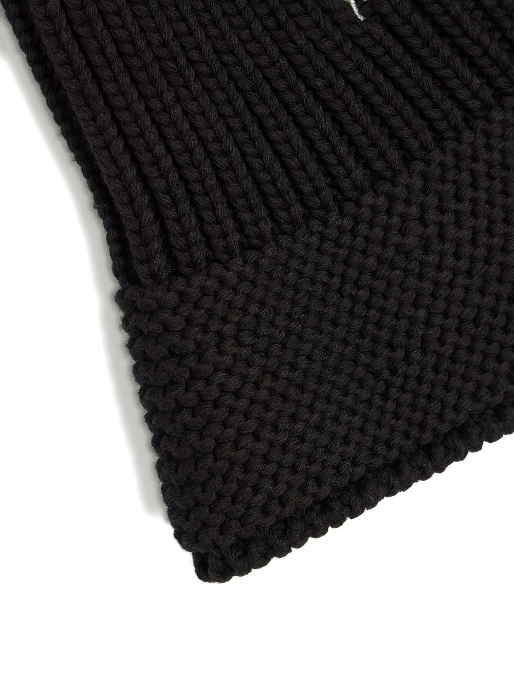 knit embroidered bucket hat - 3