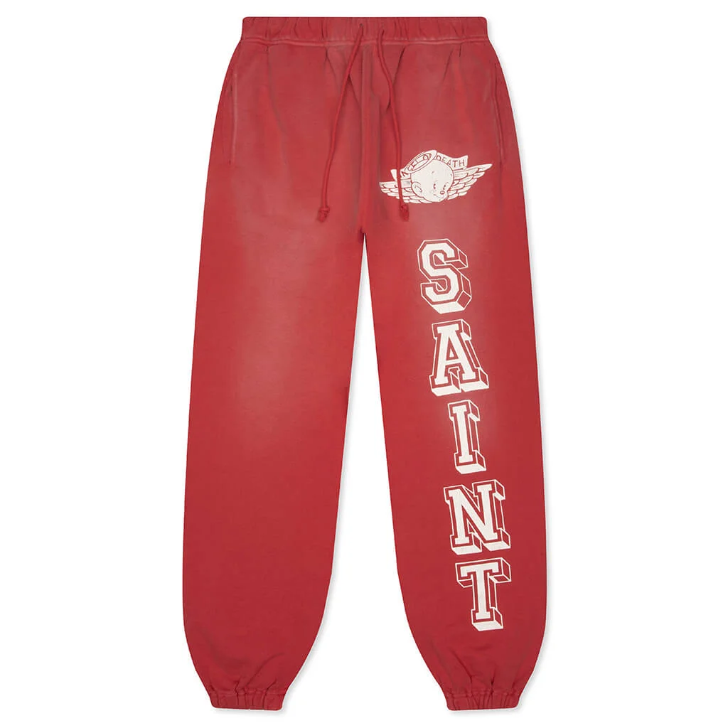 BABY MICHAEL SWEAT PANTS - RED - 1