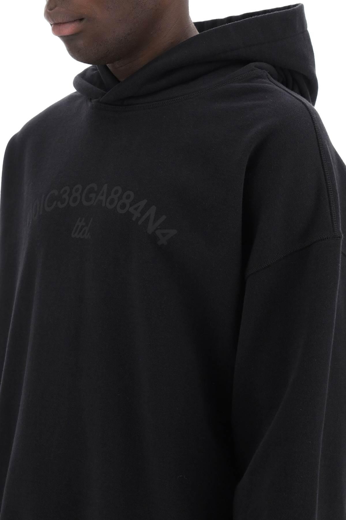 Dolce & Gabbana Hooded Sweatshirt With Logo Print - 5