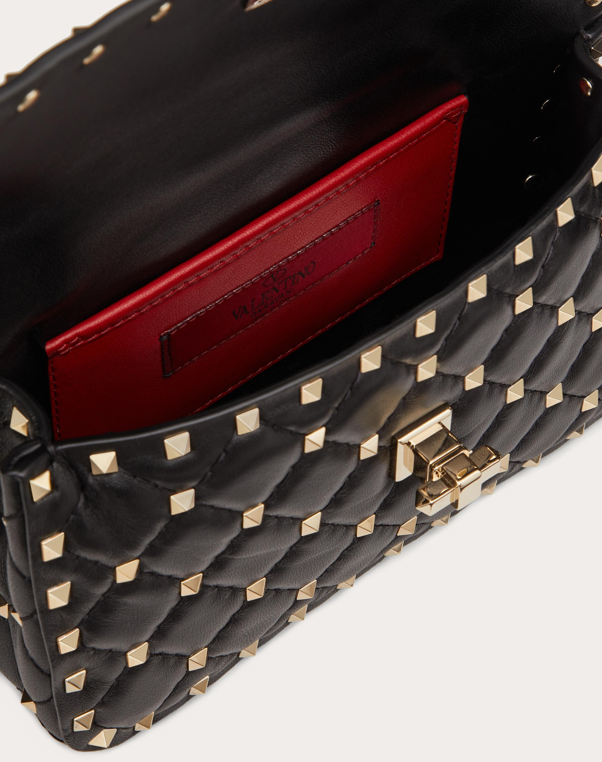 SMALL NAPPA ROCKSTUD SPIKE BAG - 7