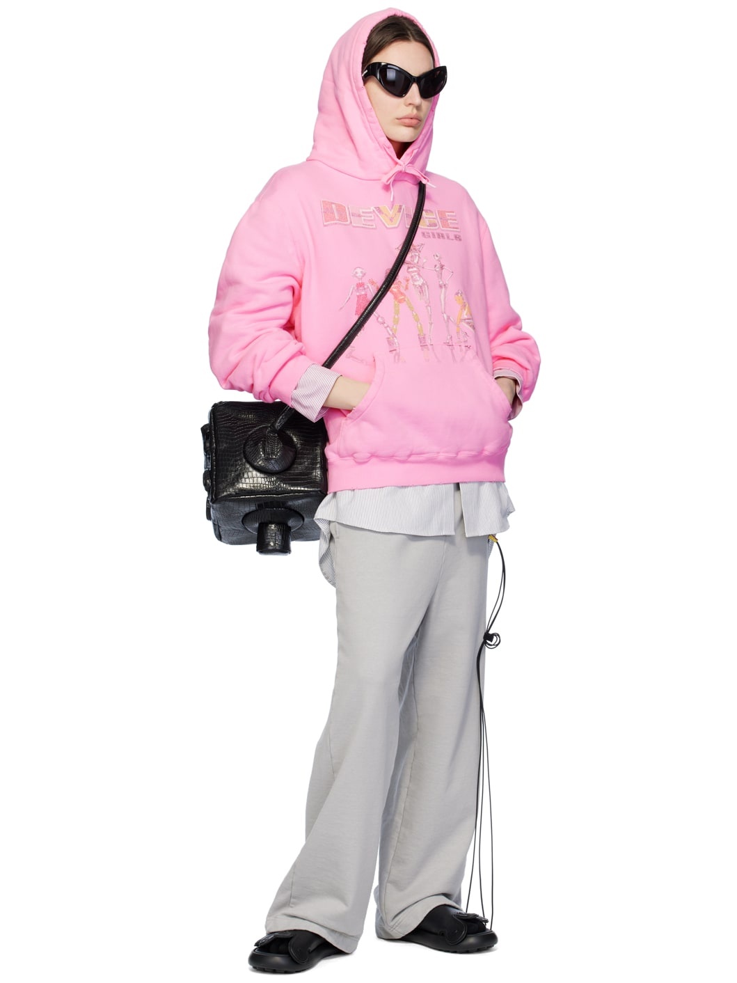 Pink PZ Today Edition Device Girls Hoodie - 4