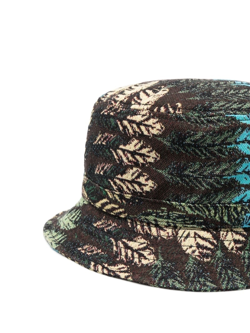 feather-motif bucket hat - 2
