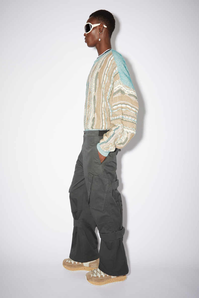 Chevron cargo pants - Anthracite grey 4