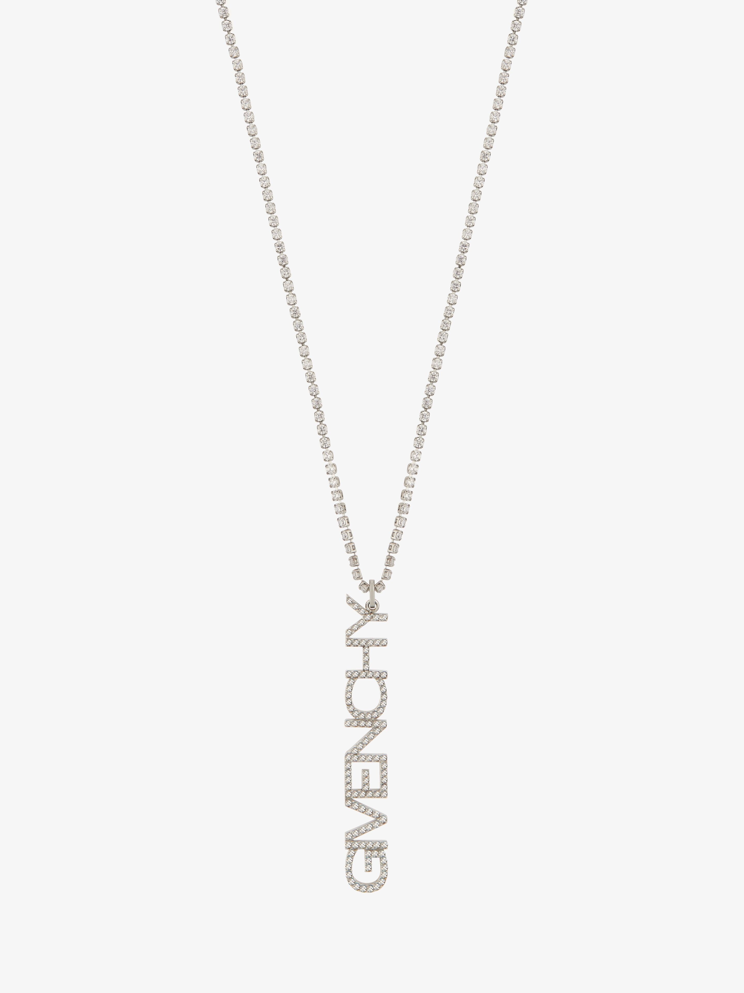GIVENCHY NECKLACE IN METAL WITH CRYSTALS - 2