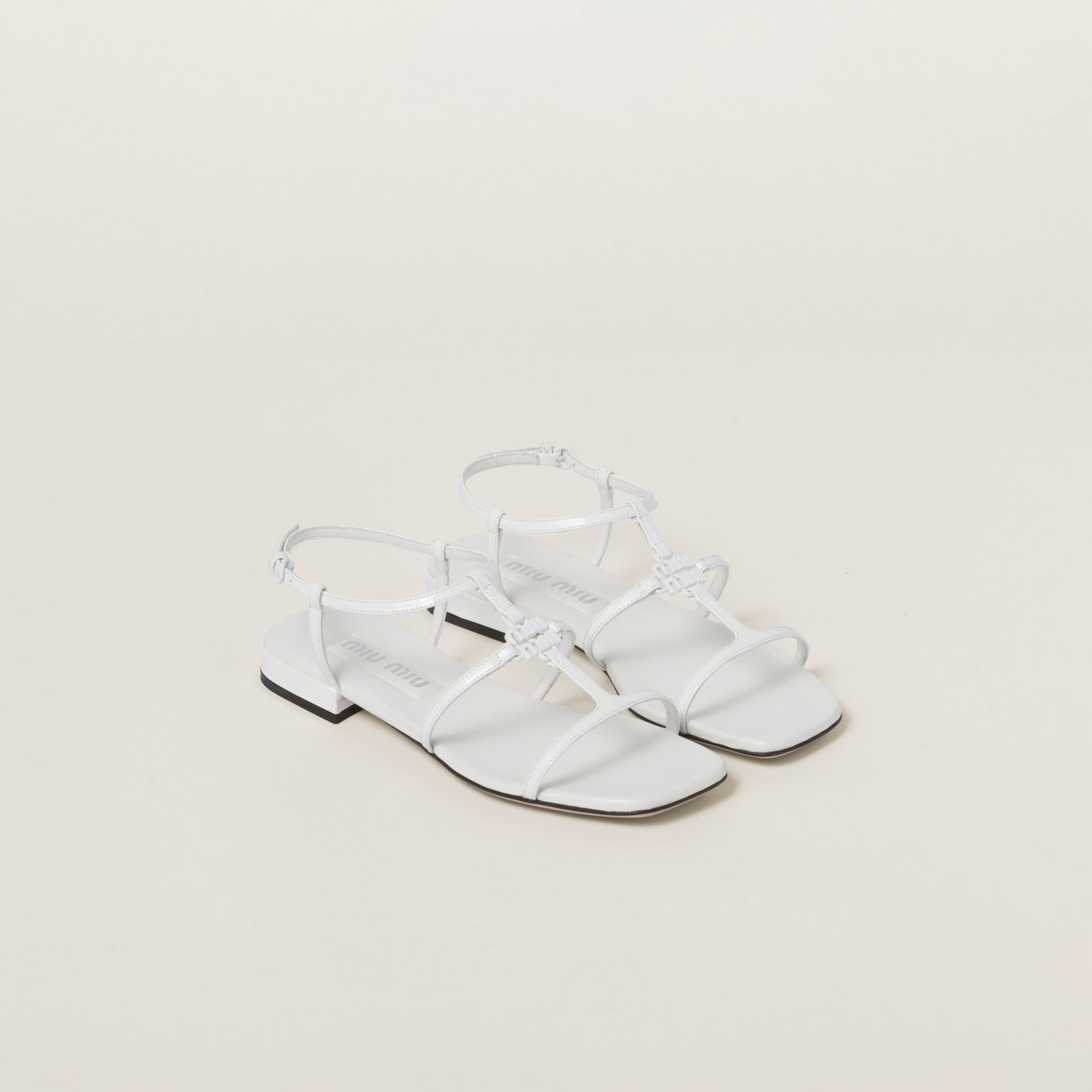 Patent leather sandals - 1