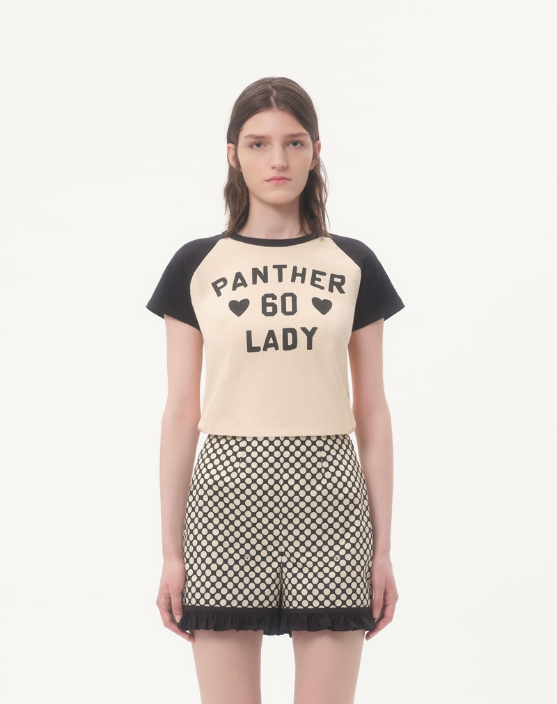 COTTON T-SHIRT WITH CHEZ VALENTINO PRINT 4
