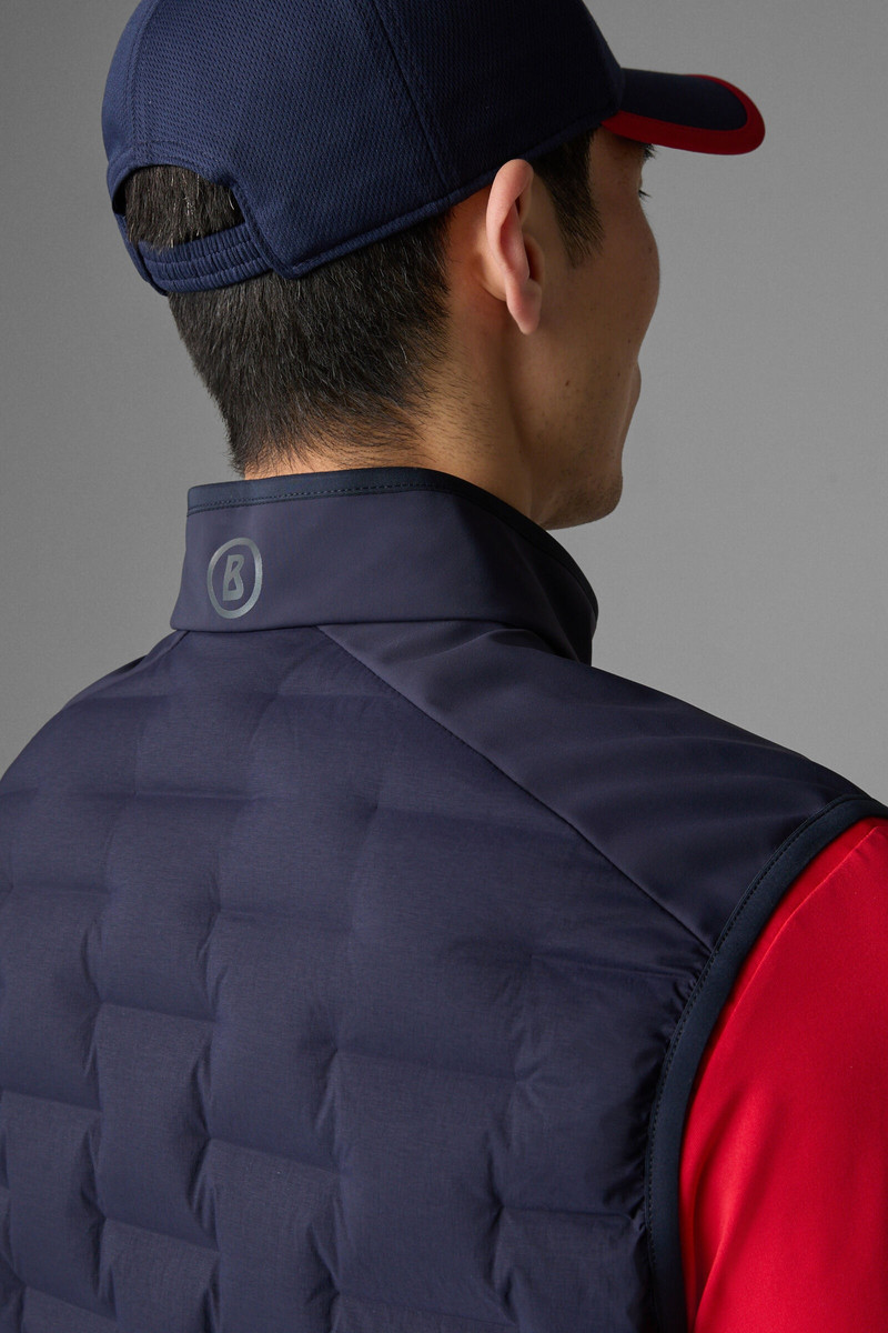 Daro Softshell down vest in Dark blue 6