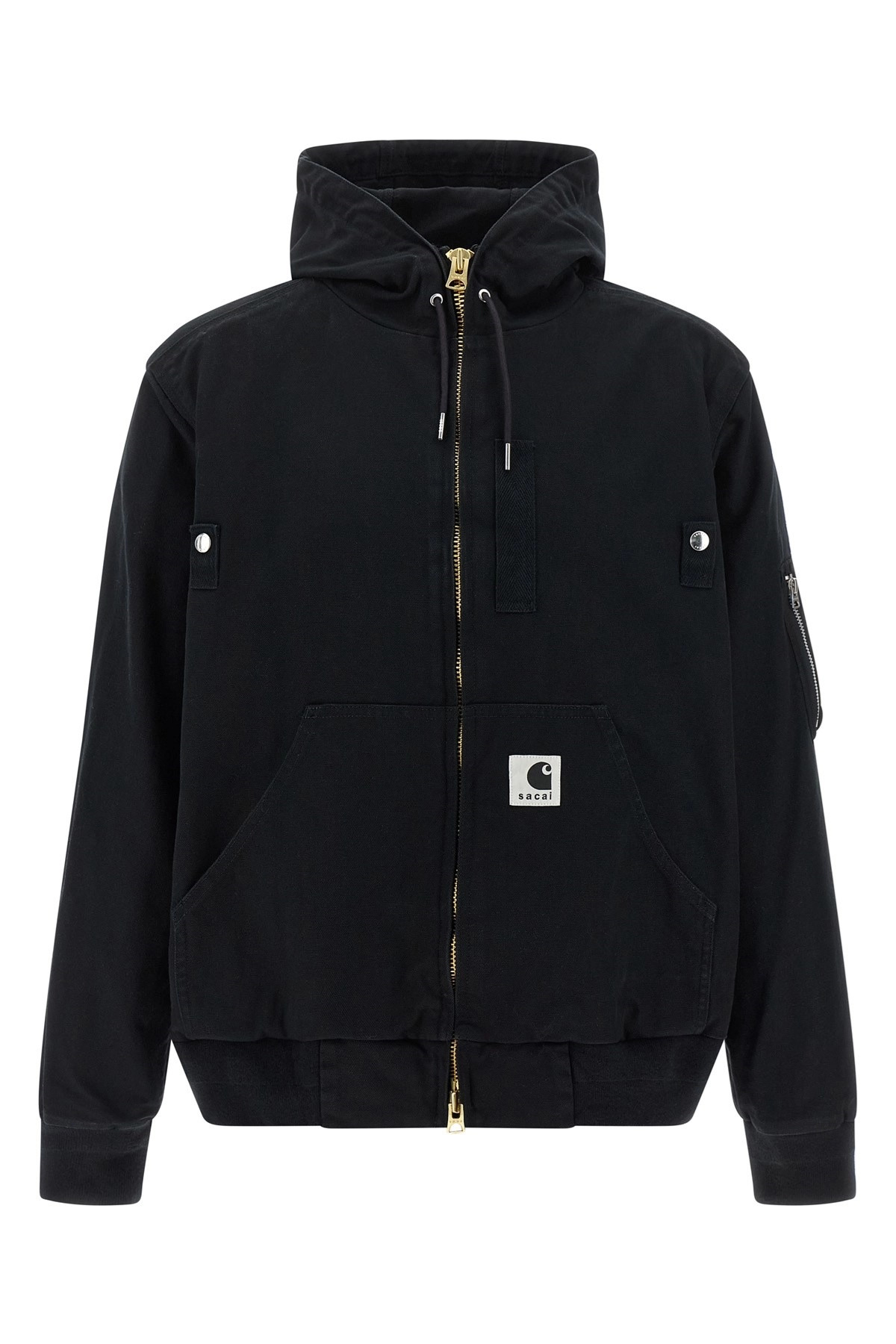Sacai x Carhartt Wip capsule hooded bomber jacket - 1