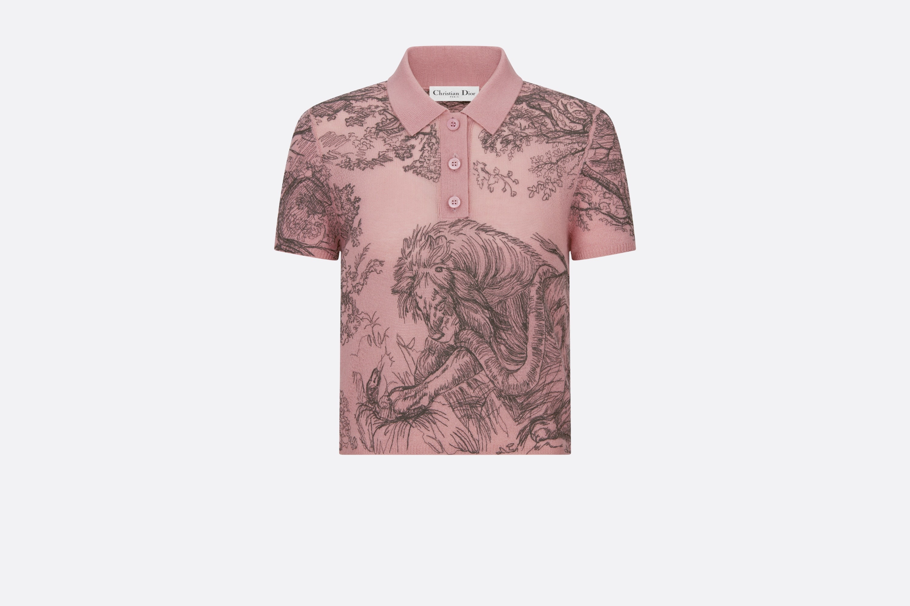 Dioriviera Cropped Polo Shirt - 1
