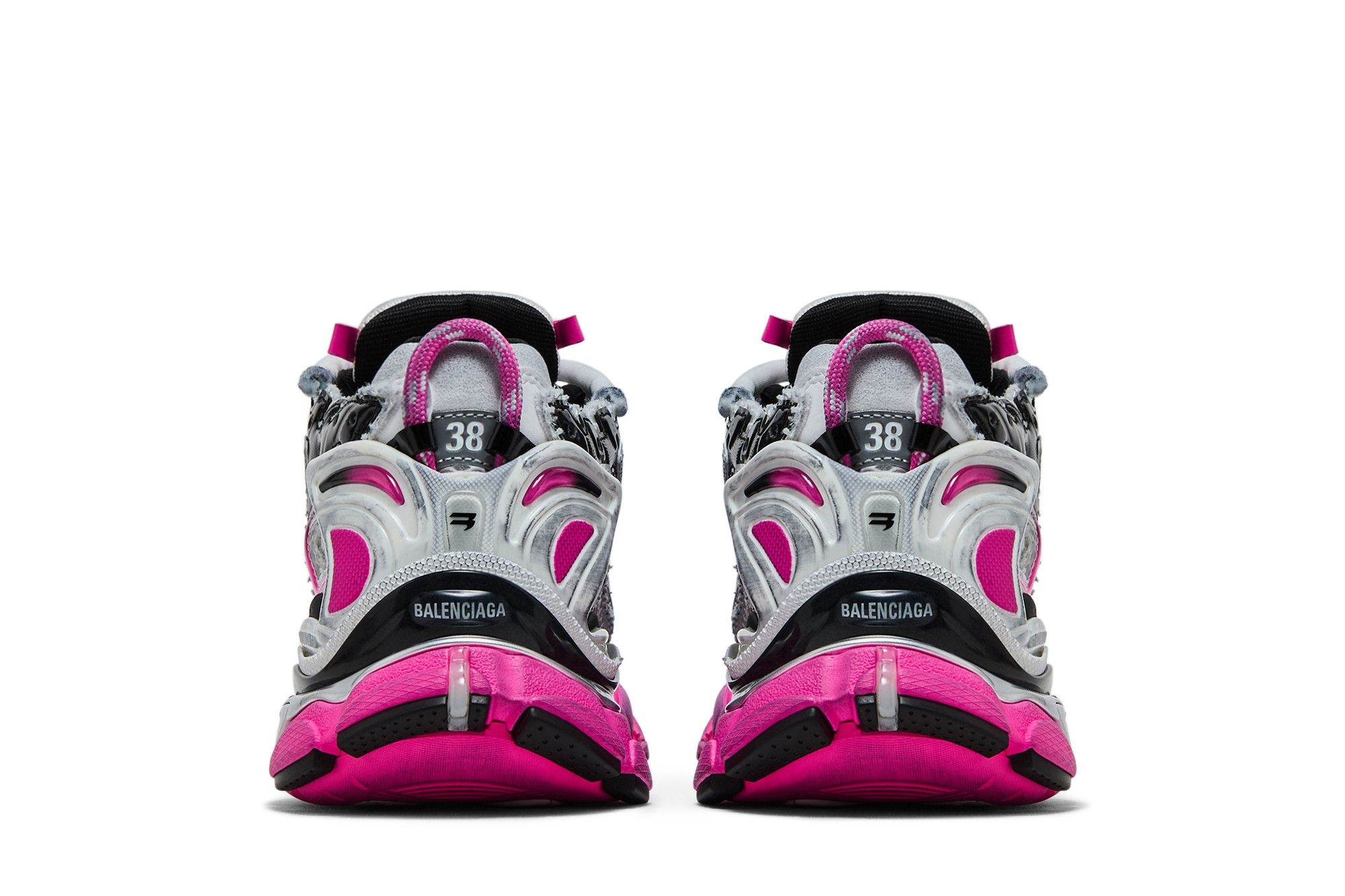 Balenciaga Wmns Runner Sneaker 'Gradient - White Pink Black' - 6