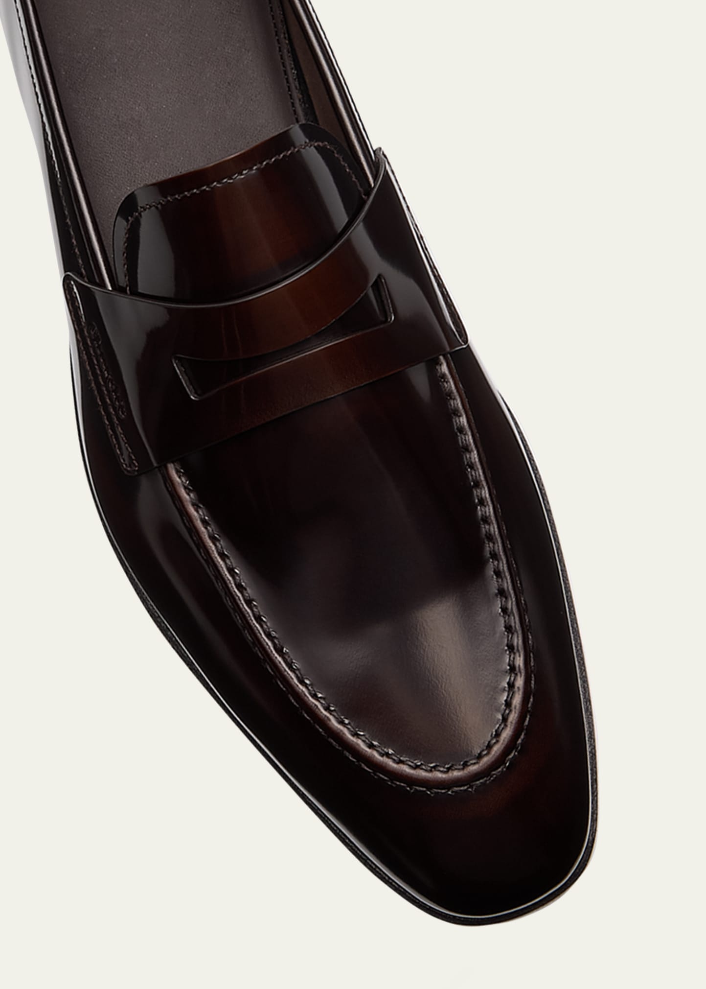 Men's Maesteg Leather Penny Loafers - 5