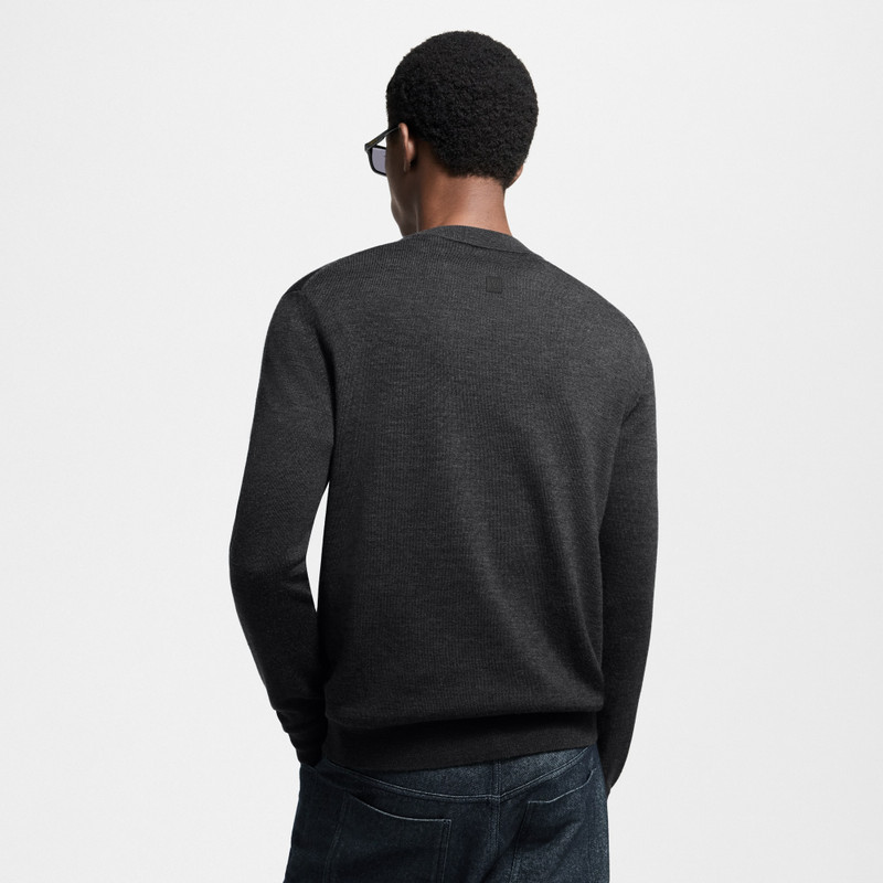 Signature Wool-Silk Blend Long-Sleeved  Crewneck 5