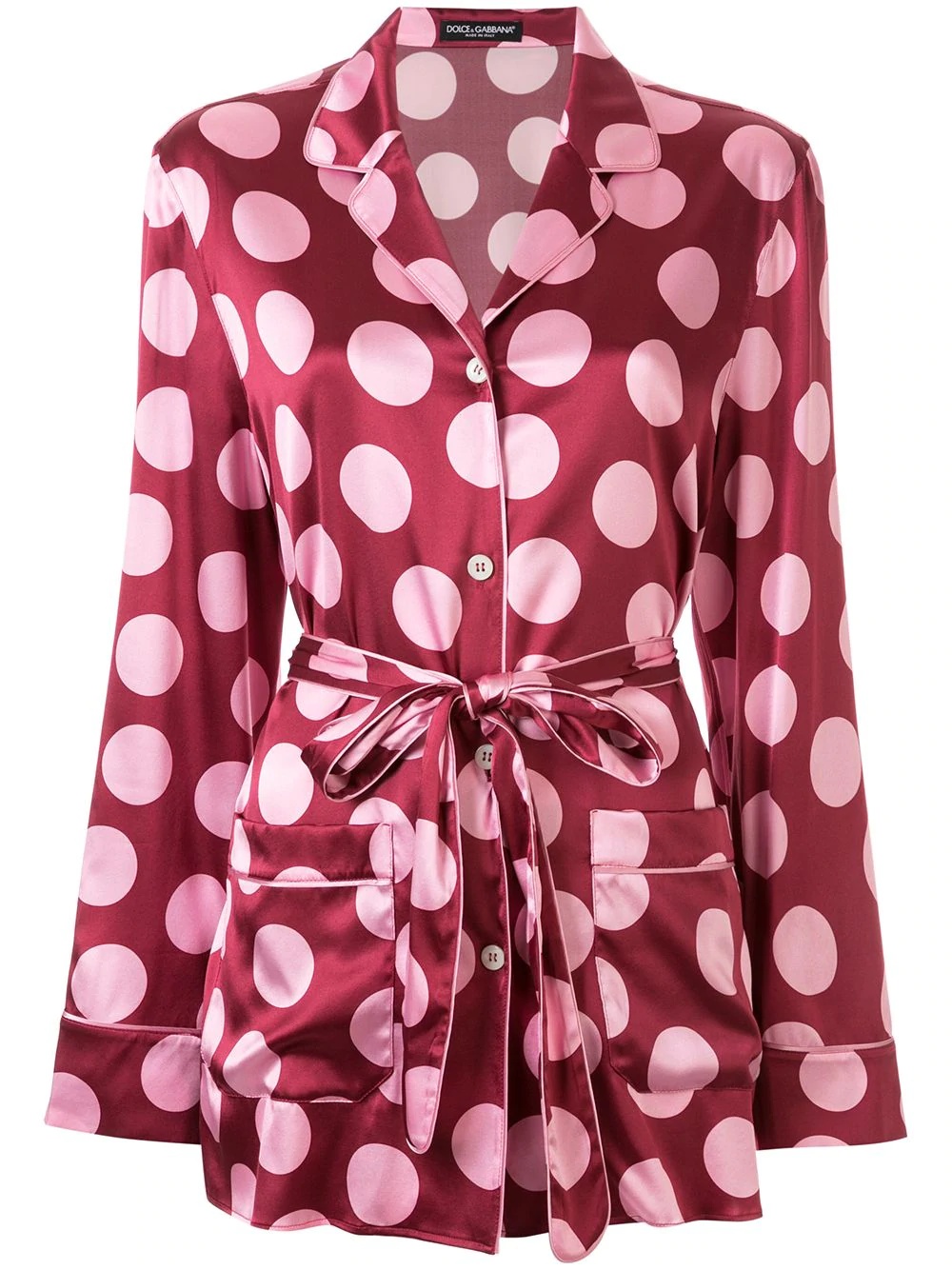 large polka-dot print shirt - 1