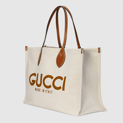 GUCCI Tote bag with Gucci print outlook