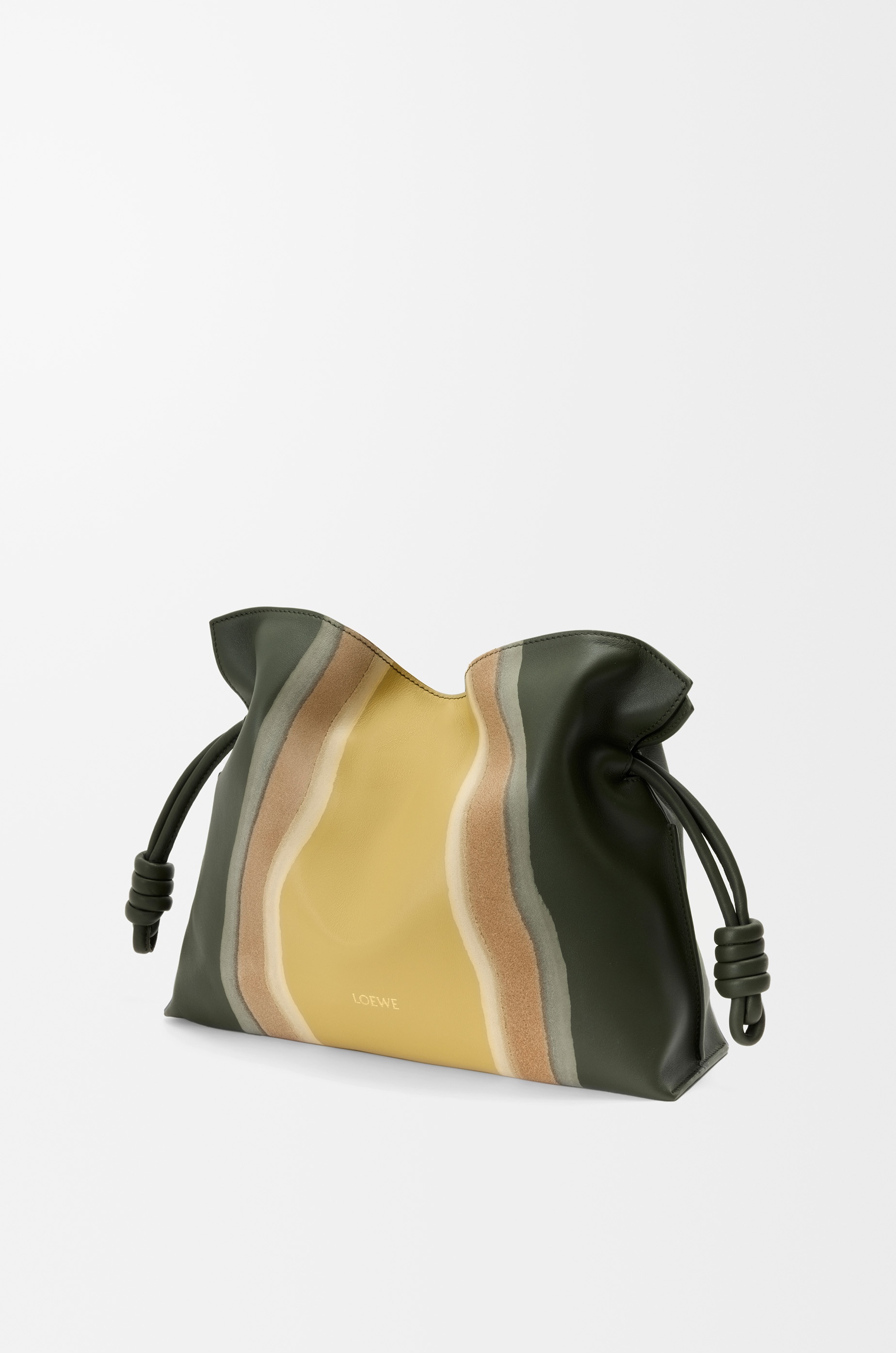 Medium Flamenco clutch in nappa calfskin - 4