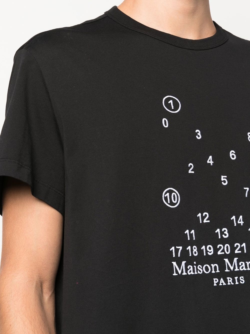 Maison Margiela graphic-print short-sleeve T-shirt | REVERSIBLE