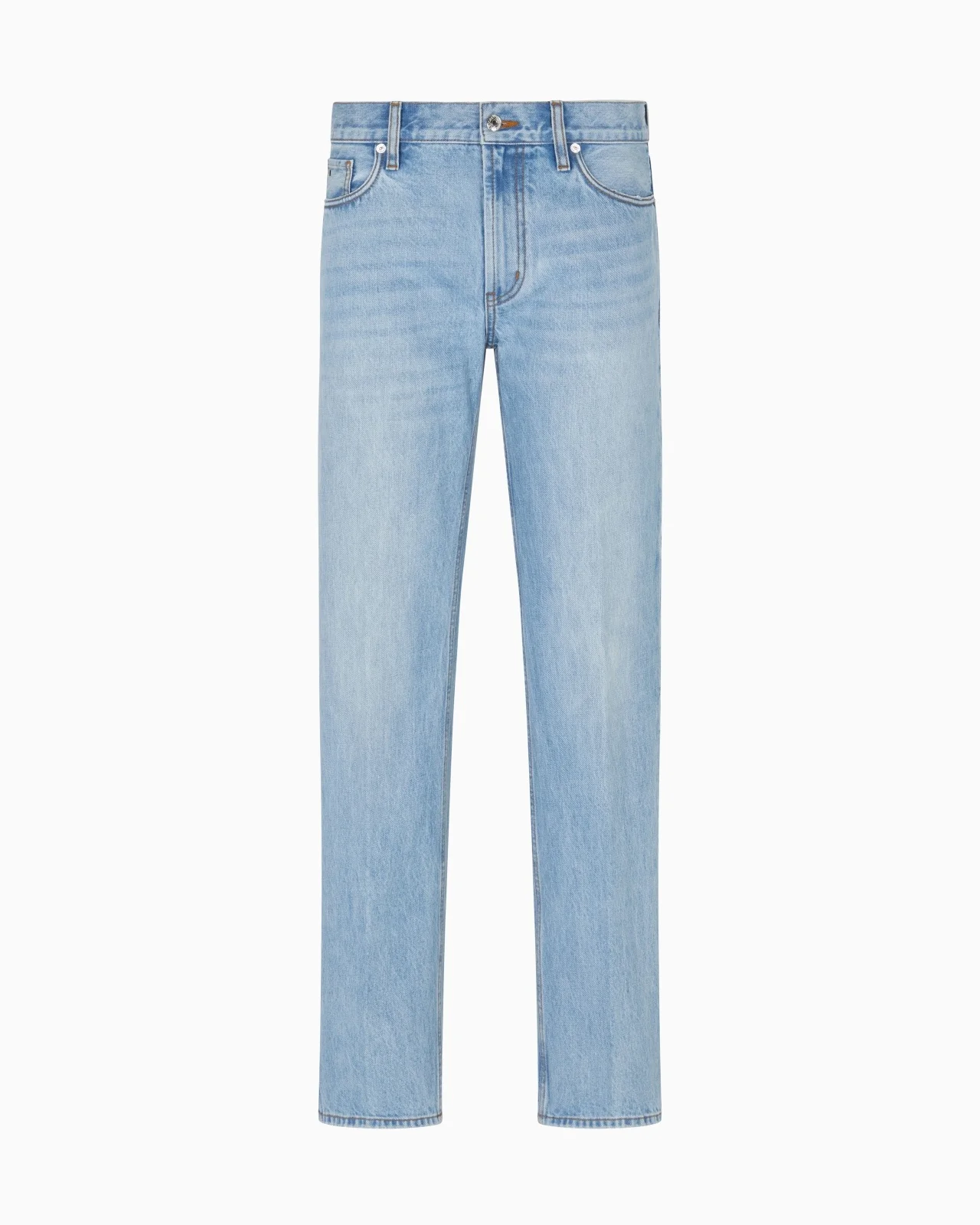 J76 STRAIGHT-FIT, STONE-WASHED DENIM JEANS - 1